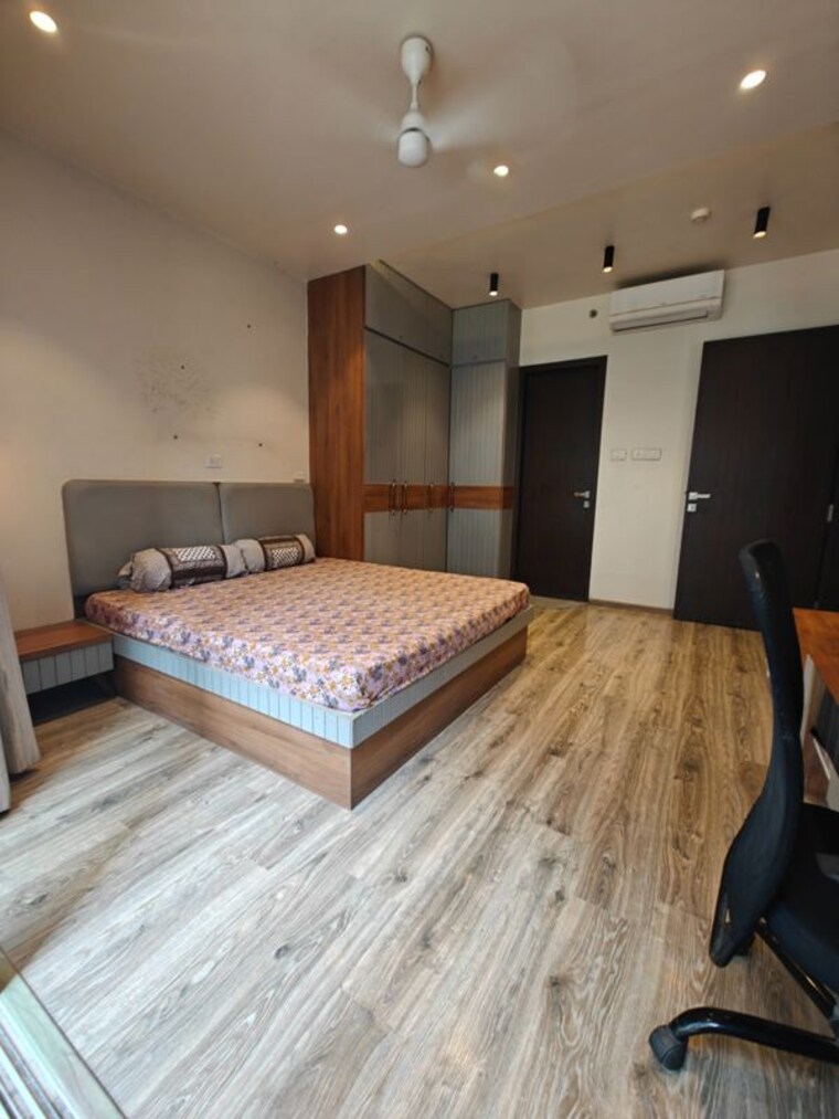 Bedroom, kunal-aspiree 3 Bedroom 1300 Sq.Ft. Apartment In Balewadi Pune 10434372