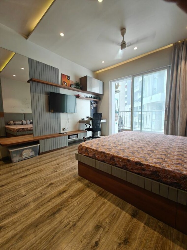 Bedroom, kunal-aspiree 3 Bedroom 1300 Sq.Ft. Apartment In Balewadi Pune 10434372