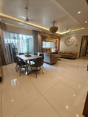 Living Room in 3 BHK Apartment at Kunal Aspiree, Balewadi – for Rent