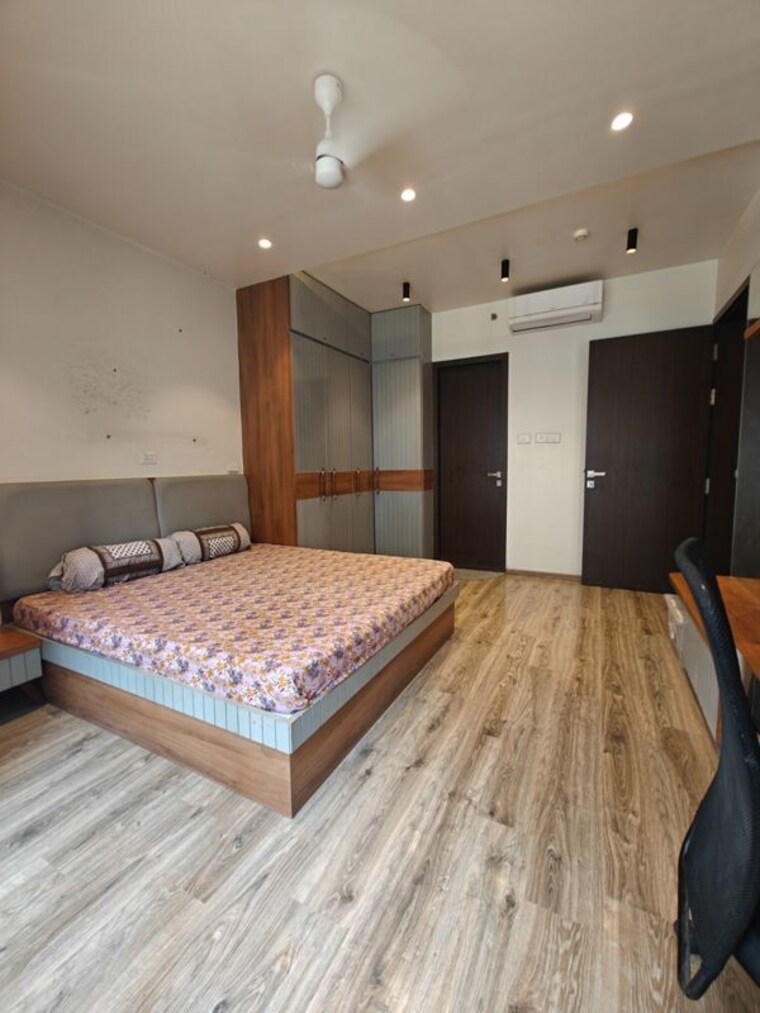 Bedroom, kunal-aspiree 3 Bedroom 1300 Sq.Ft. Apartment In Balewadi Pune 10434372
