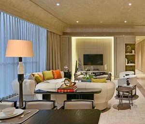Team Area in 4 BHK Apartment at Rustomjee Crown, Prabhadevi – for Rent
