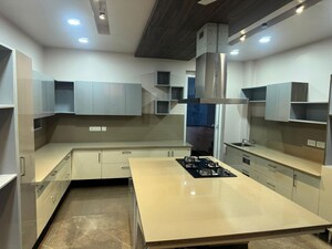 Kitchen in 4 BHK Builder Floor at Ansal Sushant Lok I, Sector 43 – for Rent