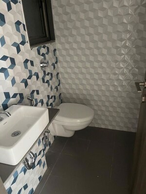 Bathroom in 3 BHK Apartment at Bramhacorp The Collection, Kalyani Nagar – for Rent