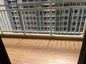 Balcony in 3 BHK Apartment at Bramhacorp The Collection, Kalyani Nagar – for Rent