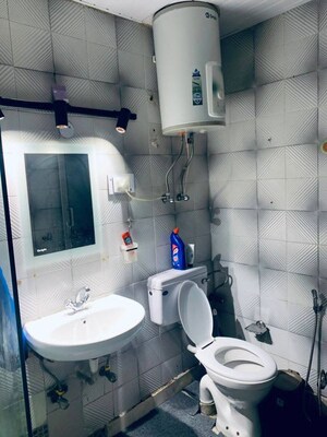 Bathroom in 4 BHK Builder Floor at Golf Links – for Rent