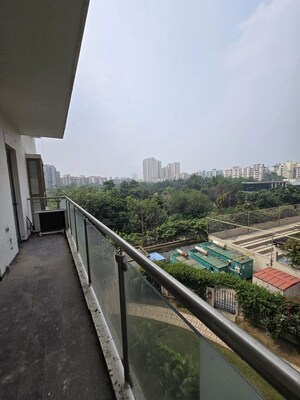 Balcony in 3 BHK Builder Floor at Sushant Lok I – for Rent