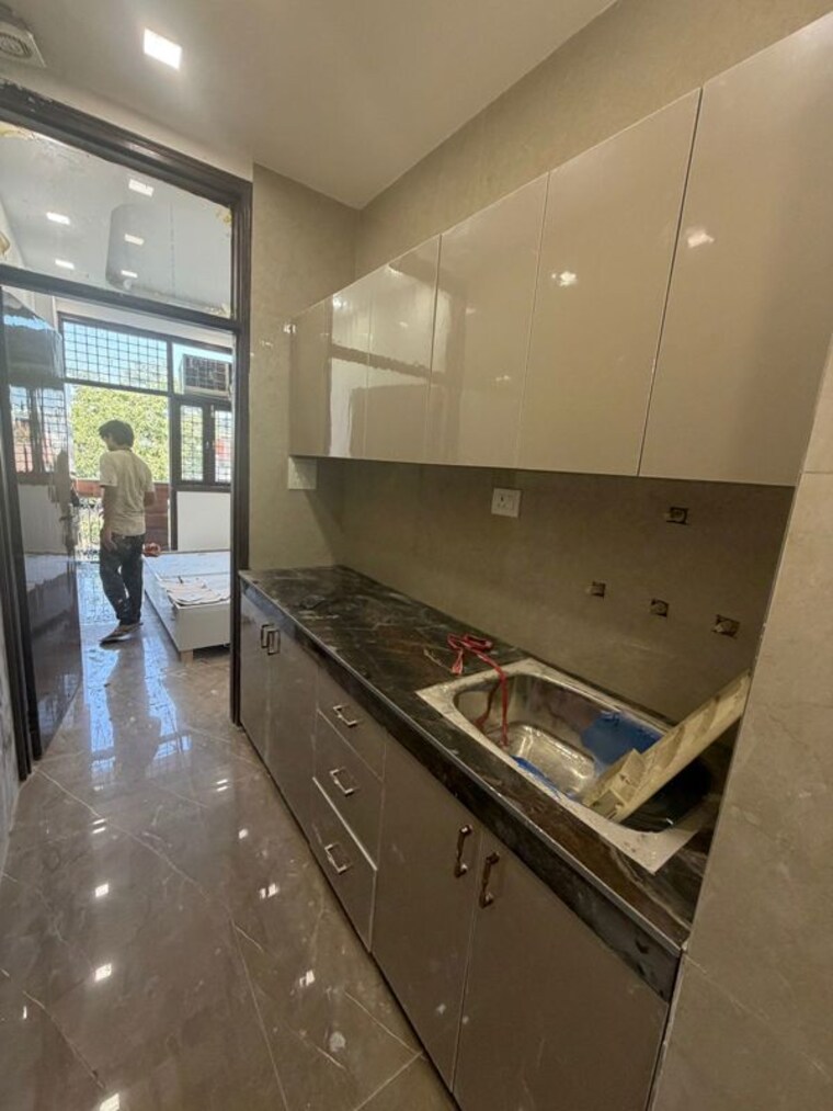 Kitchen, lajpat nagar 4 1 Bedroom 800 Sq.Ft. Builder Floor In Lajpat Nagar 4 Delhi 10434457