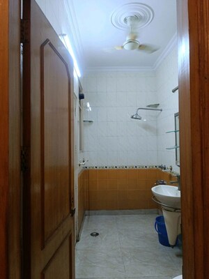 Bathroom in 3 BHK Apartment at Vasant Kunj – for Rent