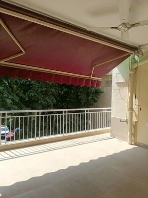 Balcony in 3 BHK Apartment at Vasant Kunj – for Rent