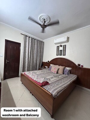 Bedroom in 3 BHK Apartment at Ahinsa Khand 2 – for Rent