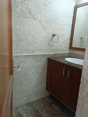 Bathroom in 3 BHK Builder Floor at Chittaranjan Park – for Rent