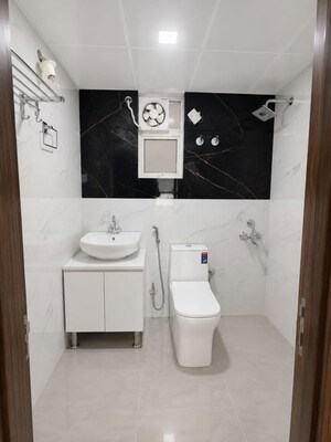 Washroom in 4 BHK Builder Floor at Ansal API Esencia, Sector 67 – for Sale