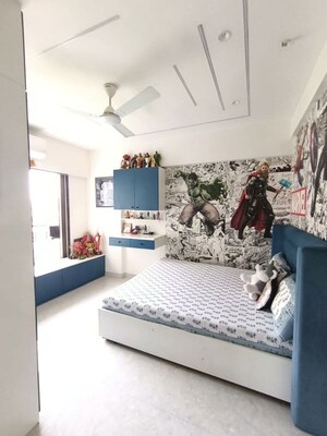 Bedroom in 3 BHK Apartment at Avkar Happy Homes CHS Ltd, Borivali West – for Rent