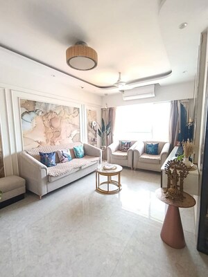 Living Room in 3 BHK Apartment at Avkar Happy Homes CHS Ltd, Borivali West – for Rent