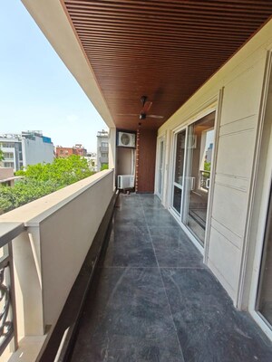 Balcony in 4 BHK Builder Floor at Dlf Cyber City – for Rent
