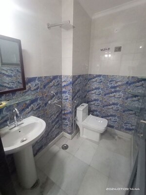 Bathroom in 2 BHK Builder Floor at Nangal Dewat – for Rent
