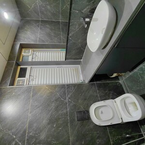 Attached Bathroom in 3 BHK Apartment at Satellite Tower, Goregaon East – for Rent