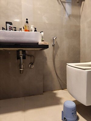 Bathroom in 2 BHK Apartment at Oshiwara – for Rent