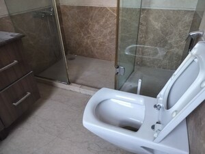 Bathroom in 3 BHK Builder Floor at Soami Nagar – for Rent