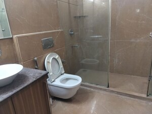 Bathroom in 3 BHK Builder Floor at Soami Nagar – for Rent