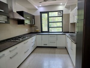 Kitchen in 3 BHK Builder Floor at Soami Nagar – for Rent