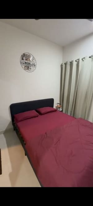 Bedroom in 1 RK Apartment at Lodha Crown Quality Homes, Majiwada – for Rent