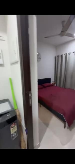 Bedroom in 1 RK Apartment at Lodha Crown Quality Homes, Majiwada – for Rent
