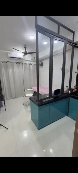 Kitchen in 1 RK Apartment at Lodha Crown Quality Homes, Majiwada – for Rent