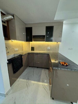 Kitchen in 2 BHK Builder Floor at Chattarpur – for Rent
