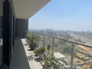 Balcony in 3 BHK Apartment at Krisumi Waterfall Residences, Sector 36a – for Sale