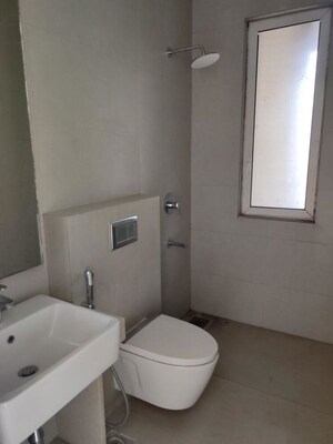 Bathroom in 3 BHK Apartment at Indiabulls Sky Forest, Lower Parel – for Rent