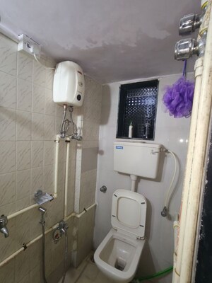 Bathroom in 1 RK Apartment at Aashirwad Apartment Andheri, Andheri East – for Rent
