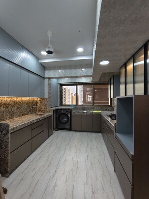 Kitchen in 3.5 BHK Apartment at Ekta Tripolis, Goregaon West – for Rent