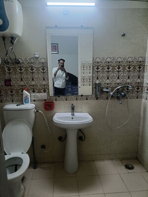 Bathroom in 2 BHK Apartment at Gaur City 7th Avenue, Sector 4 Greater Noida – for Rent