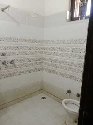Bathroom in 3 BHK Builder Floor at Parsvnath Paliwal City – for Rent