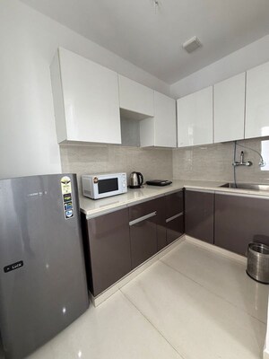 Kitchen in 1 BHK Apartment at Dlf Phase V – for Rent