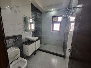 Bathroom in 3 BHK Builder Floor at Sector 10a – for Rent