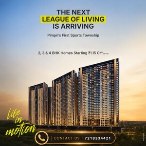 3 BHK Apartment For Sale in Pimpri