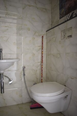 Bathroom in 4 BHK Apartment at Market Yard – for Rent