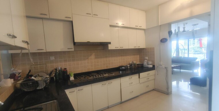 Kitchen, global-precioso-apartment 3.5 Bedroom 1650 Sq.Ft. Apartment In Kharadi Pune 10434848