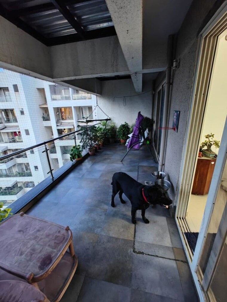 Balcony, global-precioso-apartment 3.5 Bedroom 1650 Sq.Ft. Apartment In Kharadi Pune 10434848