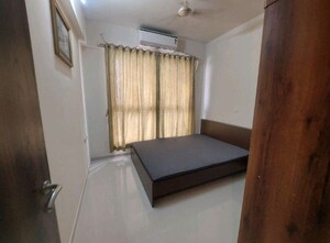Living Room in 3 BHK Apartment at Sheth Zuri, Laxmi Nagar – for Rent
