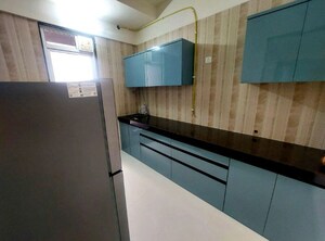 Kitchen in 3 BHK Apartment at Sheth Zuri, Laxmi Nagar – for Rent