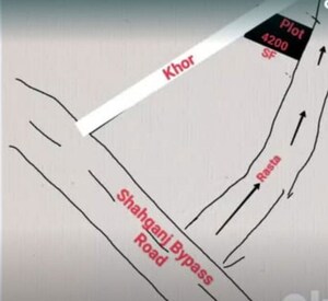  Plot – Map Location View at Shah Daudpur Urf Kakor ga - for Sale