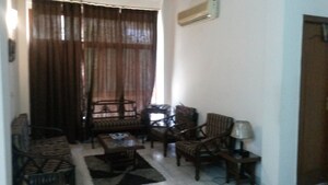 Living Room in 3 BHK Builder Floor at DLF The Ultima, Sector 81 – for Rent