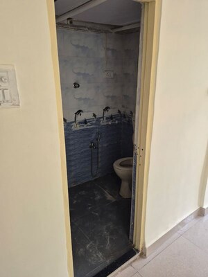 Bathroom in 2 BHK Apartment at Kopar Khairane – for Rent