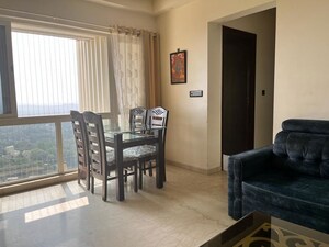Living Room in 2 BHK Apartment at Omkar Ananta, Goregaon East – for Rent