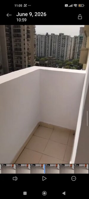 Balcony in 2.5 BHK Apartment at Ajnara Integrity, Raj Nagar Extension – for Sale