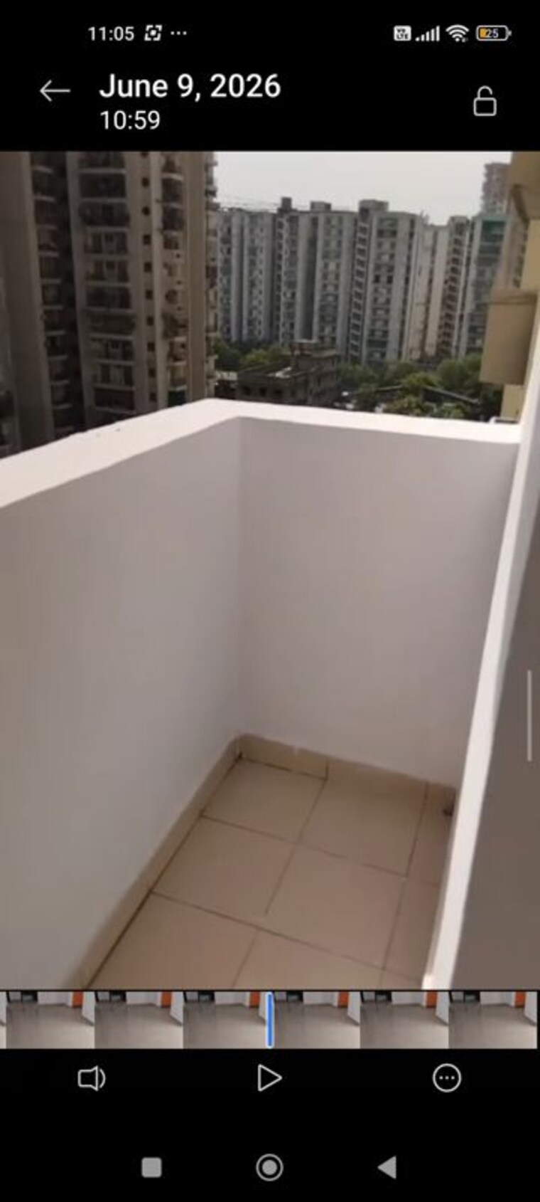 Balcony, ajnara-integrity 2.5 Bedroom 1175 Sq.Ft. Apartment In Raj Nagar Extension Ghaziabad 10435016
