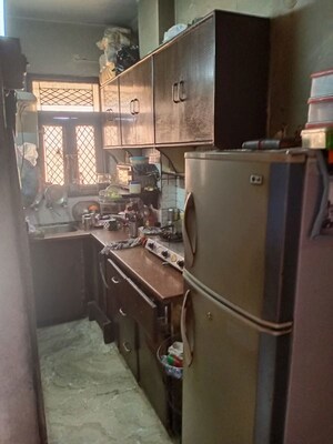 Kitchen in 1 BHK Builder Floor at Rohini Sector 3 – for Sale